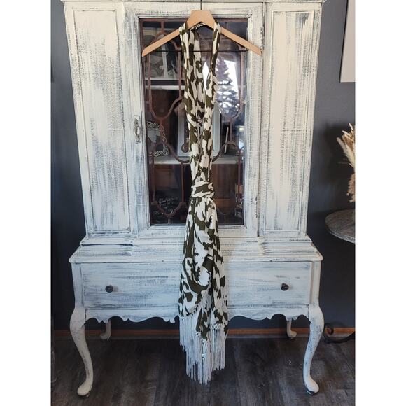 Anthropologie Fringed Wrap Cover-Up Dress - New Large - Picture 4 of 4